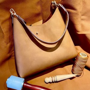 Handmade Tan Shoulder Bag