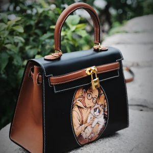 Handmade Illustrated Satchel
