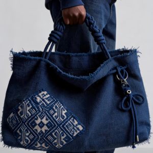 Handmade Indigo Tote Bag